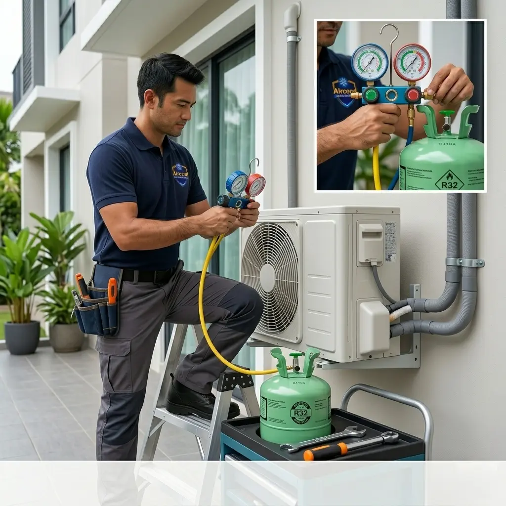 Aircon Gas Top-Up